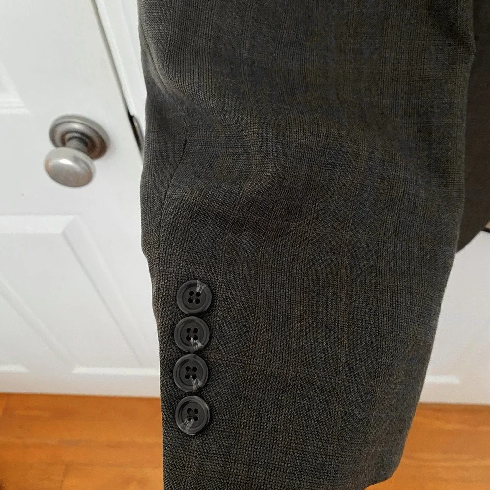 Vtg Lauren Ralph Lauren Mens Wool Cashmere Blend Blazer‎ 46R Made in Canada